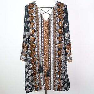Mittoshop Womens Small Paisley Tassel Tunic Top